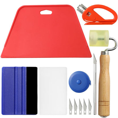 Wallpaper Smoothing Tool Kit with Felt Squeegee Seam Roller for Contact Paper Peel and Stick Wallpaper Car Wrap Vinyl Window Tint Glass Film - color: Upgrade Kit