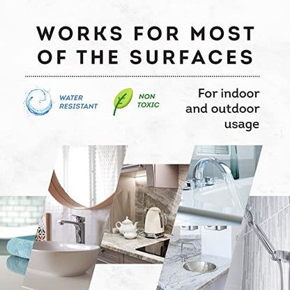 Granite, Marble & Stone Repair Kit - Fix Chips & Defects in Minutes | Restore Tiles & Countertops with Ease | for Quartz Corian Marble or Stone | Flawless Results Every Time | Repair Up to 20 Chips - style: Granite