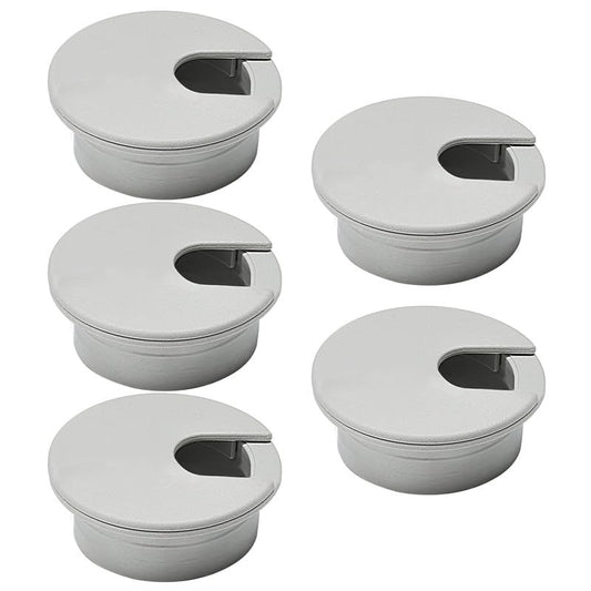 EASYEAH 5 Pcs Desk Grommet 2" / 50 mm, Desk Cord Hole Cover, Cable Grommet ABS Plastic, Desk Hole Grommet for Home & Office Pc, Detachable Cable Cord Organizer-Light Grey - color: Light Grey 5pcs, size: 2" / 50 mm