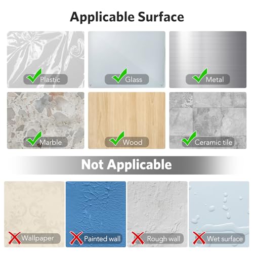 Double Sided Tape for Walls, 220 Pcs Sticky Tack Dots Removable Mounting Putty Clear Adhesive Strips with Tear Tabs No Damage Trace for Hanging Picture Poster Decorations Art Craft Party Supplies
