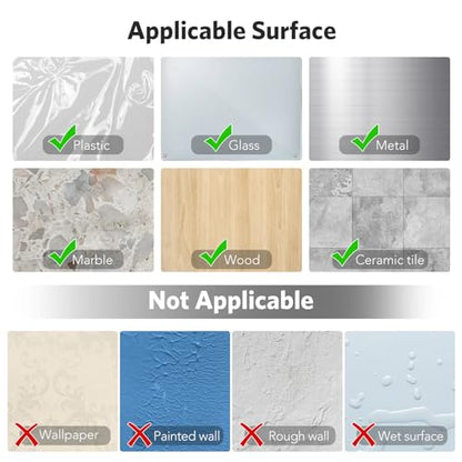 Double Sided Tape for Walls, 220 Pcs Sticky Tack Dots Removable Mounting Putty Clear Adhesive Strips with Tear Tabs No Damage Trace for Hanging Picture Poster Decorations Art Craft Party Supplies