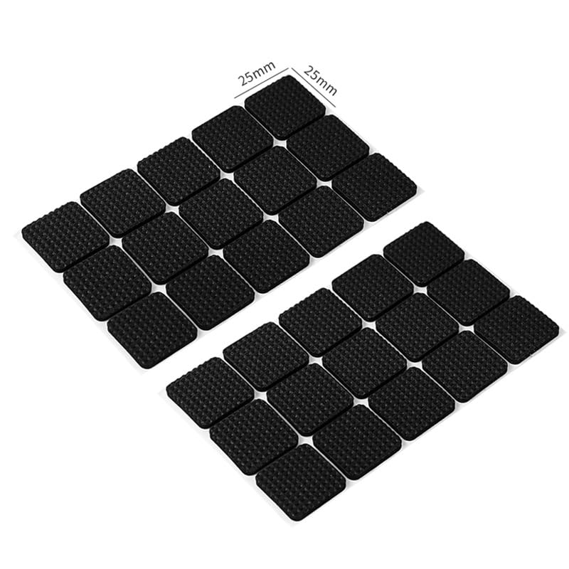156PCS Furniture Grippers Felt Furniture Pads for Hardwood Floors Non Slip Pads Legs Self Adhesive Rubber Feet Anti Slide Hardwood Floor Protectors