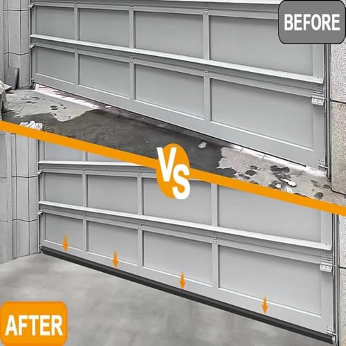 Universal Garage Door Threshold Seals Bottom Rubber Replacement, weatherproofing Garage Door Weather Stripping with Nails (50ft) - size: 50ft