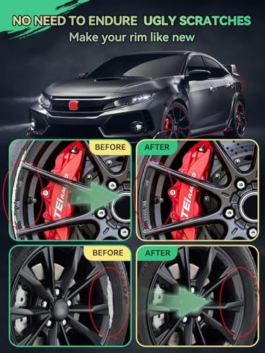 Gloss Black Rim Touch Up Paint for Toyota,Wheel Scratch Repair Touch Up Paint Pen Quick and Easy Fix Auto wheel scratch Scratch - color: Gloss Black