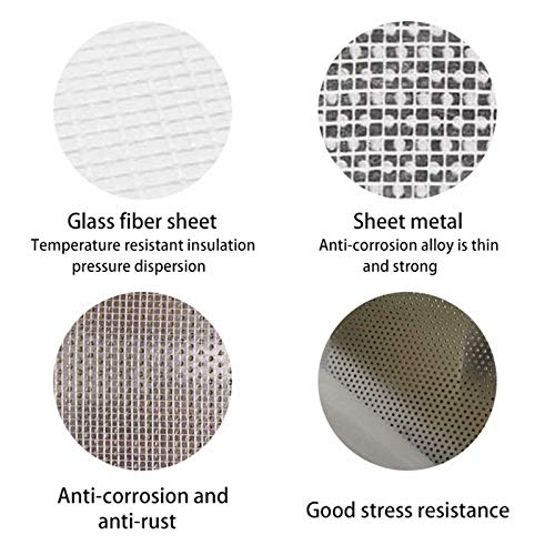 12 Pack 4/6/8 Inch Drywall Repair Patch, Aluminum Wall Repair Patch Self Adhesive Fiber Mesh Over Galvanized Plate,Screen Patch Repair for Drywall Plasterboard (4/6/8 Inch) - color: 4+6+8inch