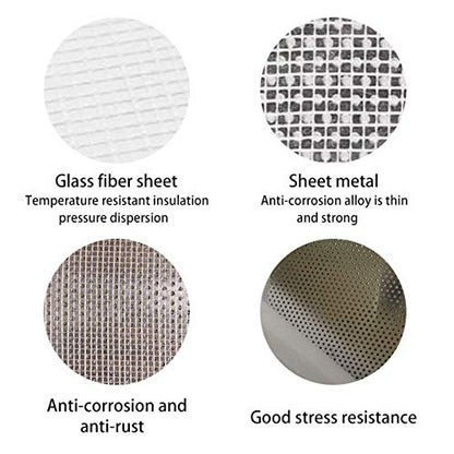 12 Pack 4/6/8 Inch Drywall Repair Patch, Aluminum Wall Repair Patch Self Adhesive Fiber Mesh Over Galvanized Plate,Screen Patch Repair for Drywall Plasterboard (4/6/8 Inch) - color: 4+6+8inch