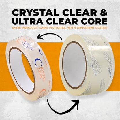 WOD CST22CC Crystal Clear Multi-Purpose Book Repair Tape – 3/8 inch x 55 yds. See-Through Protection, Label Covering, Outdoor Uses, Lamination, and Carton Sealing. - size: 3/8 inch x 55 yds.