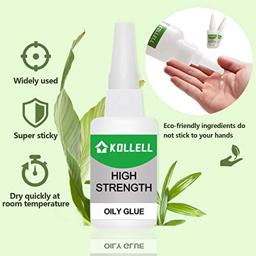 High Strength Oily Glue,Universal Super Glue,Welding High-Strength Oily Glue, Used for Quick Repair of Metal, Plastic, Wood, Glass, Jade and So On(50g/pcs) (3PCS) - color: Oliy Glue 3Pcs