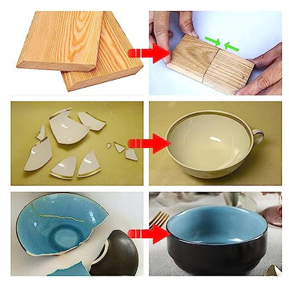 Jue-Fish Multifunctional Glue, Welding High-Strength Oily Glue, Universal Super Glue, Instant Bonding, Strong Adhesion, Repairs Last Long Time for Metal, Wood, Ceramics,Leather, Glass (clear4pc) - color: clear4pc