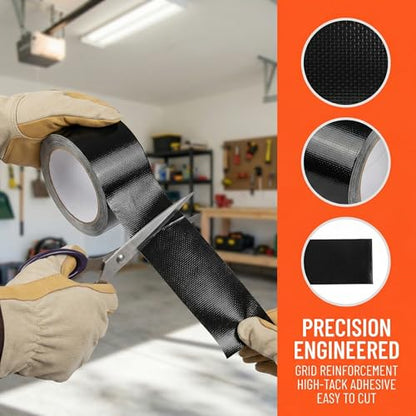Versatile Waterproof Tape - Thick, Flexible Rubberized Sealant for Leak Repair, Ideal for Indoor/Outdoor Use on Plastic, Glass, Metal - Perfect for Home, RV Roofs, Pools & Plumbing