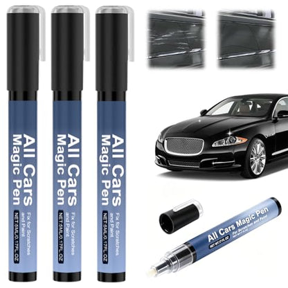 3Pcs Magic Pen for Car Scratches,All Cars Magic Pen,Car Scratch Remover Pen,Quick Fix for Scratches and Paint Damage,All Cars Magic Pen for Car Scratches All Color