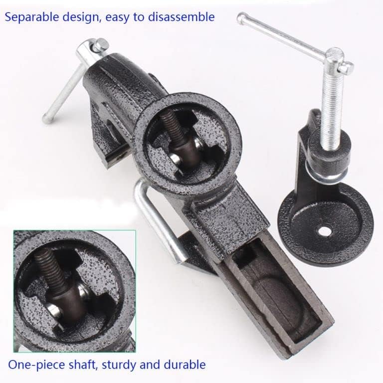 Table Vise Home Vise Clamp-On Vise, 2.5" black - size: 2.5" black