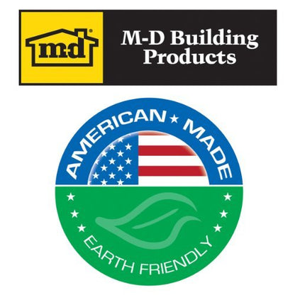 M-D Building Products 02071 1/4 in. x 1/2 in. x 17 ft. Gray Economy Foam Window Seal for Medium Gaps - size: 1/4" x 1/2"