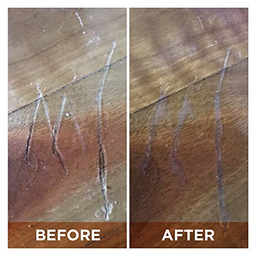 MagicEzy Wood Scratch RepairEzy – (Clear) - Scratched Wood Repair - Hardwood Floor Touch Up - Furniture Scratch Remover - Glossy, Ultra Strong Clear Filler