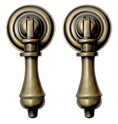 Nesha Cudgel 2 inch Tear Drop Smaller Cabinet Pulls Set of 2