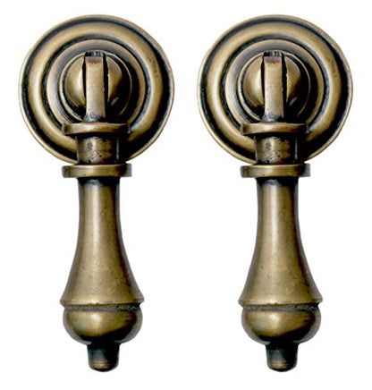 Nesha Cudgel 2 inch Tear Drop Smaller Cabinet Pulls Set of 2