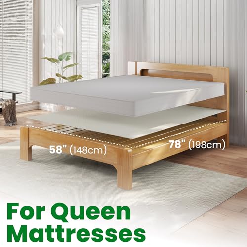 ECOHomes Non Slip Mattress Gripper Pad Stop Mattress, Keep Topper from Sliding - Anti Slip Grip Pads Holder Stop Couch Cushion, Sofa Cushions, Patio & Furniture to Prevent Sliding (Queen) - size: Queen