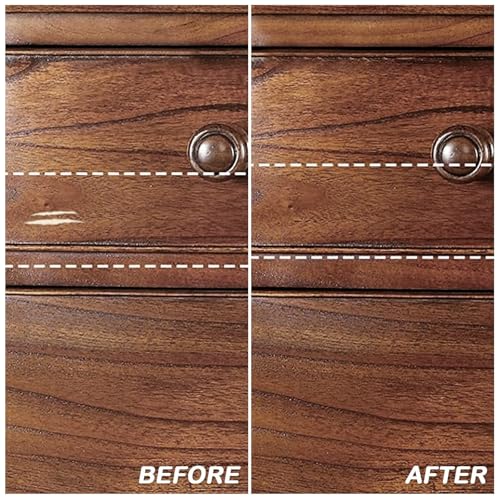 Touch Up Paint Pen,Furniture Markers Touch Up,Wood Stain,6 Sets (Marker Pen+Crayon),Brown Markers Cover All Scratches,Scuffs,and Damage to Wood Furniture and Flooring,Home Essentials