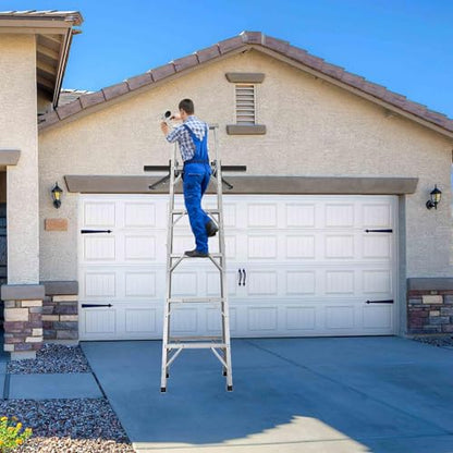 Ladder Stabilizer for Roof,Ladder Standoff,Extension Ladder Stabilizer Wall Standoff,Solid and Reliable Easy to Use,380 Lbs Weight Rating,Black - size: 24.5x28x34.5"