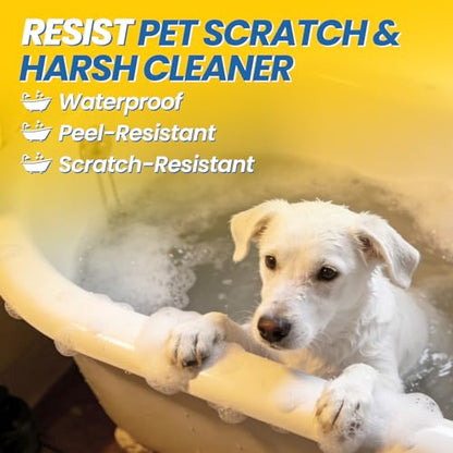 Bathtub & Shower Repair Kit White, Acrylic, Enamel, Fiberglass Tub & Sink Professional Fix for Chips, Cracks, Scratches & Holes in Sinks, Showers, Toilets & Ceramic Tiles