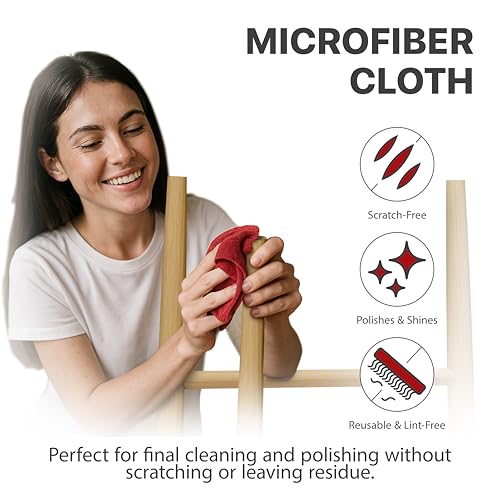 X-Protector Furniture Pads Preparation Set - Includes Metal File, Microfiber Cloth & 20 Cleaning Wipes - Furniture Surface Prep Kit for Easy Installation of Furniture Pads! - size: Prep Set