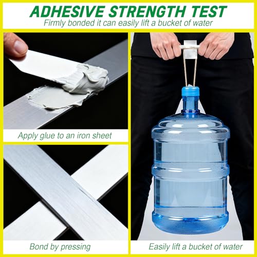 Heavy Duty Metal Glue, Waterproof Epoxy Casting Adhesive, Strongest Welding and Liquid Fillers for Metals Steel Iron Aluminum Plastics Ceramics Cement (Metal Glue 1 Pack)