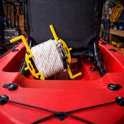 Konohan Anchor Rope Winder Large Heavy-duty Cord Spool Organizer with Handle Holds up to 150 Feet for Boats Docks Kayaks Paddleboards Anchor/mooring Lines, Ski/tube Robes