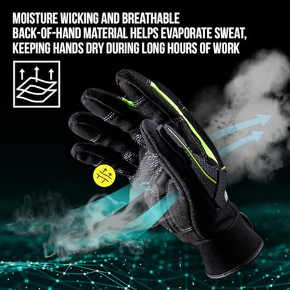 TAILI Needle-Resistant, Puncture-Resistant and Cut-Resistant Gloves - color: Small, Green