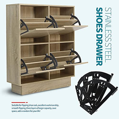 3 Layers Shoes Drawer Cabinet Hinges Flip Frames, Black Shoe Cabinet Replacement Fittings Stainless Steel for Kitchen Living Room, 1 Pair - color: Black, size: 3 Layers