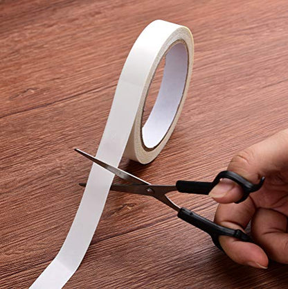 i frmmy Removable Clear Double Sided Sticky Tape - No Residue, 0.7 Inches x 13 Yards (3 Rolls) - size: 0.7 Inches x13 Yards (3 rolls)