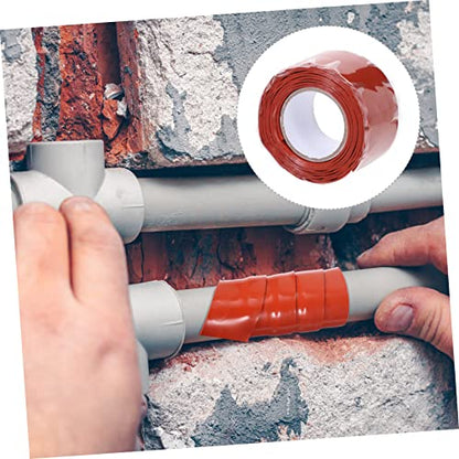 Flexible Rubberized Seal Tape for Pipe Leak Repair Self Adhesive Silicone Rubber Plumber Sealant Tape for Water Buckets Faucets Heating Joints and Sewer Leaks