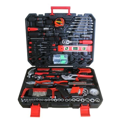 238-Piece Home & Hand Tool Kit Set- Portable Black Tool Box Set Hand Tool Kit with Lock, Perfect for Homeowner, Diyer, Handyman - size: Artman Home 238-Piece Kit