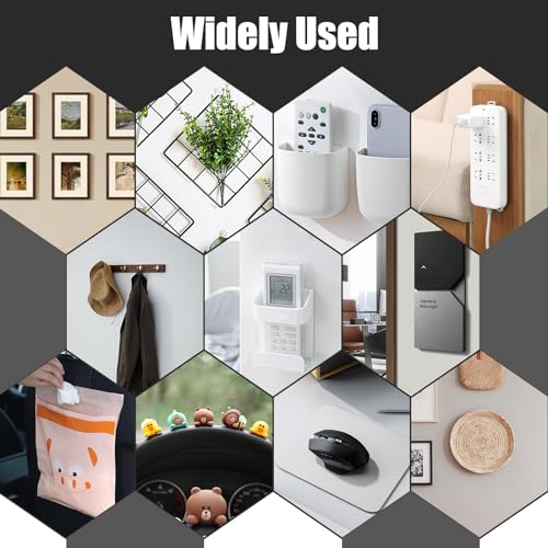 Clear Nano Double-Sided Tape Heavy Duty, Multipurpose Strong Sticky Mounting Tape Narrow (2 Rolls, Total 32.8FT), Traceless Transparent Acrylic Adhesive Gel Tape for Picture Hanging, Poster, Home, Car