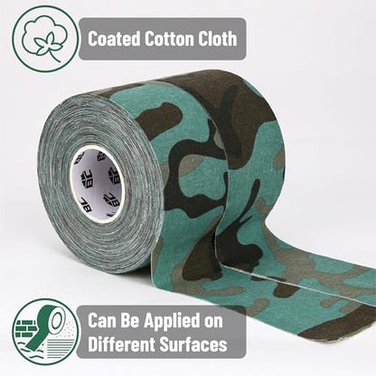 Bates- Gaffers Tape 2 Inch x 23 Yards, Army Green Gaffer Tape 2 Inch, Polyethylene-Coated Cloth, Non-Reflective, No Residue - color: Army Green, size: 2 Inch x 23 Yards