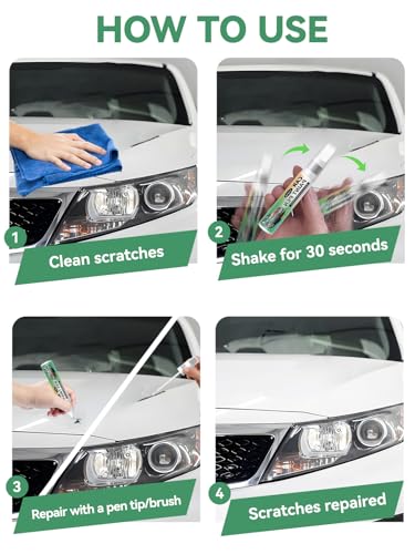 Black(202) Touch Up Paint Pen for Toyota,Car Paint Scratch Repair Pen Quick and Easy Fix Auto Paint Scratch - color: Black(202)for All Models