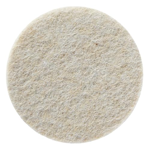 Scotch Felt Furniture Pads 6 PCS Furniture Pads for Hardwood Floors, Round, Beige, 2" Diameter