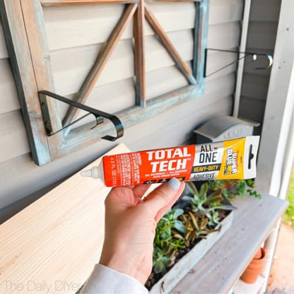 Super Glue Total Tech Construction Adhesive Sealant 4.2 oz. - color: White
