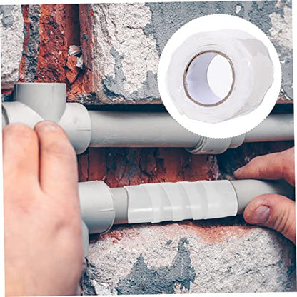 SEWACC Flexible Silicone Rubber Seal Tape for Pipe Leak Repair Heavy Duty Duct Tape for Home Weather Resistant and Compression Resistant for Ceramics