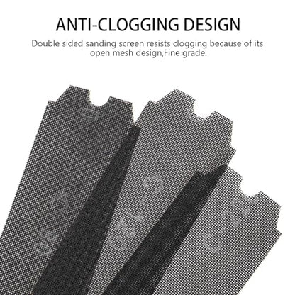 SCOTTCHEN Drywall Sanding Screen Mesh Sheet 4-3/16" x 11-1/4" Grit #80,120,220-18pcs - style: #80,120,220-18pcs