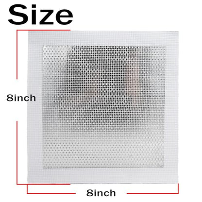 3 Pcs Wall Patch Repair Kit, Large Hole Sheet Rock Patch for Drywall, 8" x 8" Drywall Patch Self Adhesive Aluminum Wall Repair Patch Kit, Aluminum Metal Sheetrock Ceiling Dry Patch for Drywall Plaster
