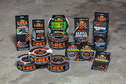 T-Rex Tape Heavy Duty Duct Tape with UV Resistant & Waterproof Backing for Ferociously Strong Repairs, 1.88" x 30 yd, Gunmetal Gray, 6 Rolls - color: Gunmetal Gray, size: 6-Rolls, 30 Yds x 1.88"