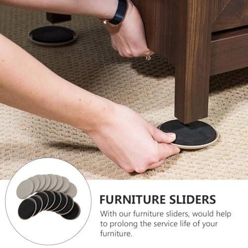 ULTECHNOVO 16pcs Heavy Duty Furniture Leg Sliders Floor Protectors for Moving Heavy Furniture on Carpet and Hard Floors 3.5-inch