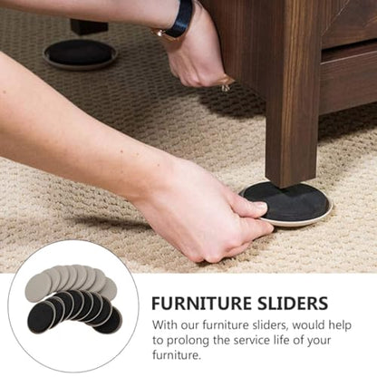ULTECHNOVO 16pcs Heavy Duty Furniture Leg Sliders Floor Protectors for Moving Heavy Furniture on Carpet and Hard Floors 3.5-inch