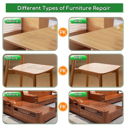 Wood Furniture Repair Kit, 24 Colors Wood Touch up Filler, Repair Scratch, Cracks, Stains, Discoloration for Wood Furniture - Cloth -Textured Series - color: Cloth -Textured Series