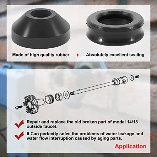 RK-14MH Repair Kit Metal Handle,Outside Faucet,Compatible with Woodford Model 14,Model 18 - size: Rk-14mh