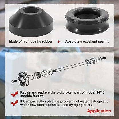 RK-14MH Repair Kit Metal Handle,Outside Faucet,Compatible with Woodford Model 14,Model 18 - size: Rk-14mh