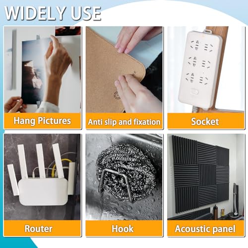 Birllaid Double Sided Tape, Removable, Strong Mounting Adhesive Dots for Picture Poster Decorations, Balloon, Photo, Art Craft, Party Supplies - style: Circle 240Pcs