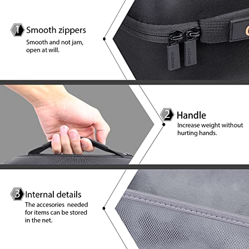 co2CREA Hard Travel Case Replacement for 3M Reusable Face Piece - style: Case for 3m Paint Projector Medium Face Piece