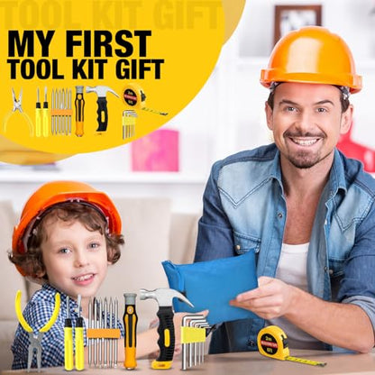 102 Pieces Mini Operation Tool Kit Bulk for Christmas Child Shoebox Gift Small Emergency Compact Tool Set for Beginner, Apartment, Office,DIY Projects, Home Maintenance