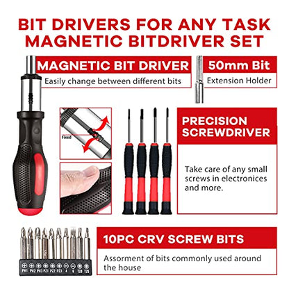 jar-owl Powerful Brushless Motor 21V Cordless Drill Set, 319 in-lb Torque, 0-1350RMP Variable Speed, 10MM 3/8'' Keyless Chuck, 25+1 Clutch, 1.5Ah Li-Ion Battery & Charger for Home Tool Kit - style: 21V Brushless Motor Red